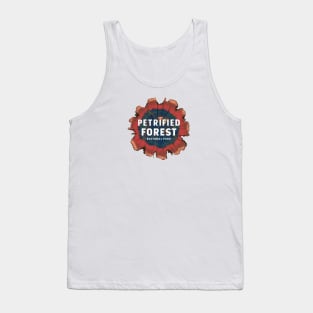 Petrified Forest National Park Tree Stump Emblem Tank Top